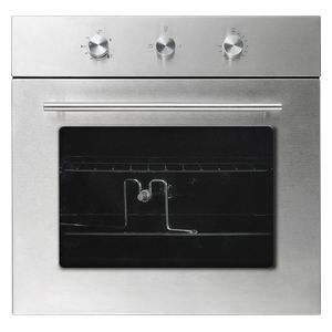  فرن غازي كهربائي هيونداي  - HBM - 60لتر - ستانلس ستيل 