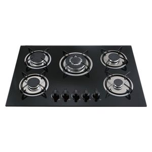  Hyundai HBM-05GB - 5 Burners - Built-In Cookers - Black 