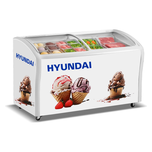  مجمدة افقية هيونداي - HBM1800S - 18 قدم - أبيض 