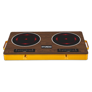  Hyundai HBM-C2 - 2 Burner - Electric Cooker - Wood 