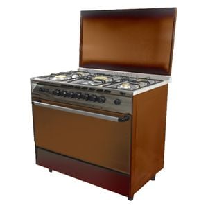  Hyundai MODEL9907 - 5 Burners - Gas Cooker - Brown 