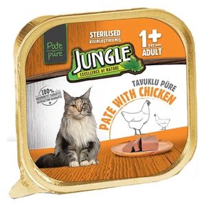 Jungle Sterilised Chicken Cat Food - 100g