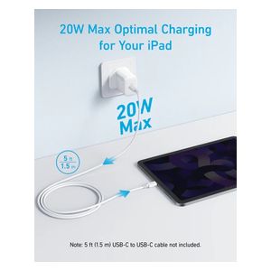  Anker A2347 - Charger - USB-C Port - 20W - White 