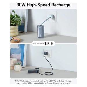  شاحن محمول انكر - A1259H21 - 10000mah - كريمي 