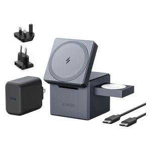  Anker Y1811HA1 - 3-in-1 Cube - Wireless Charger - 15W - Gray 