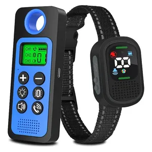  طوق تدريب الكلاب الصوتي - اسود 