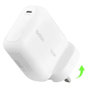  Belkin  Wall Charger - 1 Port - 100W - White 