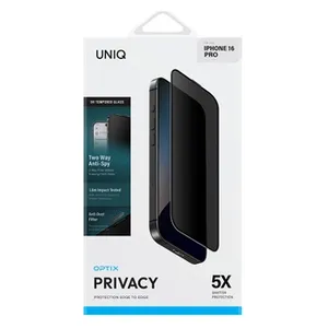 UNIQ Optix Covix Vivid - Screen Protector - iPhone 17 Pro Max - Privacy - Black