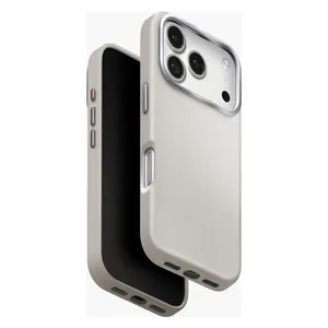 UNIQ Lyden - Slim Leatherette Case - For iPhone 17 Pro Max - Gray