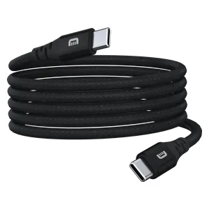  كيبل زيندور يو اس بي سي الى يو اس بي سي مغناطيسي - 60 واط PD - نايلون مضفر - 1 متر - اسود 
