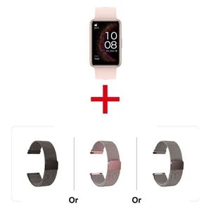  ساعة هواوي - Stia-B39-Pink-FIT - وردي + سوار 