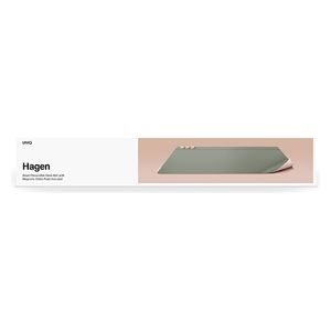 حصيرة مكتب رفيعة يونيك - Hagen - جلد نباتي مقاوم للرذاذ - اخضر