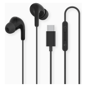 Xiaomi - Wired Earphones - 1.25 m - USB-C - Black