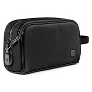  WiWU Phantom Pro - Smart Fingerprint Lock Bag - Premium Leather Water-Resistant - Large Organized Capacity - Black 