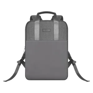 حقيبة ظهر ذات سعة كبيرة ويوو - 15.6-انج - بوليستر مقاوم للماء - رمادي