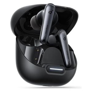 سماعة بلوتوث داخل الاذن انكر ساوندكور ليبرتي 4 NC - صوت قوي ومتوازن وعالي الجودة - عمر البطارية يصل إلى 50 ساعة - اسود