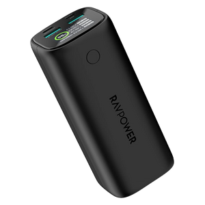  شاحن محمول راف باور الترا PD Pioneer - بسعة 20000 مللي امبير - 100 واط PD - شاشة رقمية - اسود 