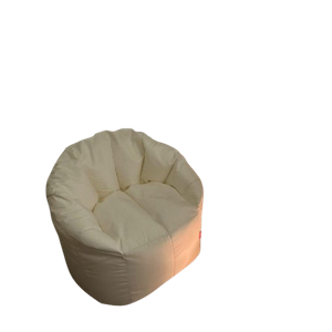  Cozy Oxford Fabric Colosseum Bean Bag Chair - Off-White 
