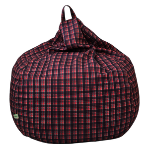  Cozy Soft Polyester Fabric Chair - Red 