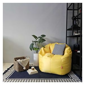  Cozy Oxford Fabric Colosseum Bean Bag Chair - Yellow 