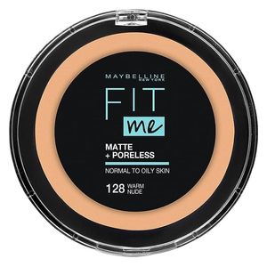  باودر مضغوط مايبيلين فيت مي لجميع انواع البشرة ,128 نود دافئ 