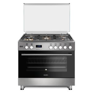 Dama DRC3000 - 5 Burners - Gas Cooker - Silver