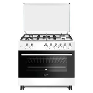 Dama DRC1004 - 5 Burners - Gas Cooker - White