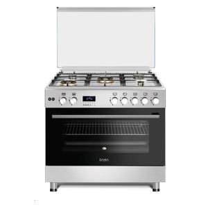 Dama DRC3001 - 5 Burners - Gas Cooker - Silver