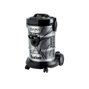  Dama DVC2000B - 2000W - 25L - Drum Vacuum Cleaner - Black 
