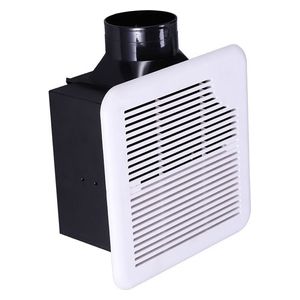  Green Breeze WaveMetalBPT10-11--S - Ceiling Exhaust Fan - White 