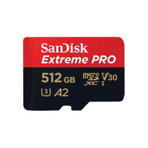  SanDisk SDSQXCD-512G-GN6MA - 512GB - SD Card - Red 