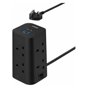  Anker A9125 - Power Strip Tower - 12-in-1 - 20 W - 3 A - Black 