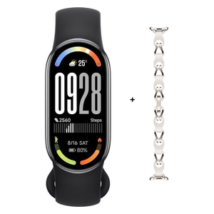 Xiaomi Smart Band 10 - Straps - 1.72 inch Amoled - 150+ modes - Black + FreeGift