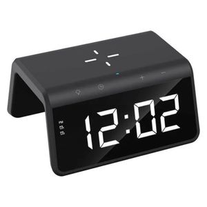  Havit W320 - Wireless charger with clock - 15W - Black 