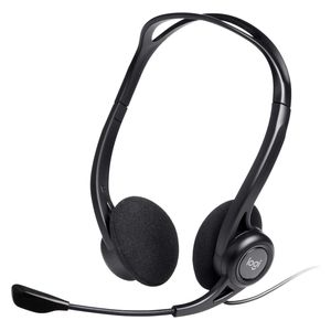  Logitech 960 - Over Ear Wired Headset - 2.4m - USB-A - Black 