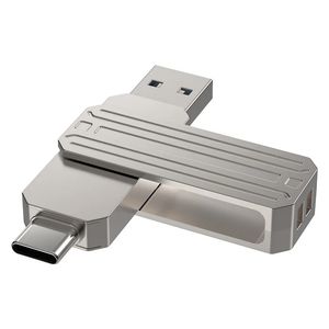 فلاش ميموري دبليو اي دبليو يو USB 3.2 - 128 كيكابايت  - سلفر