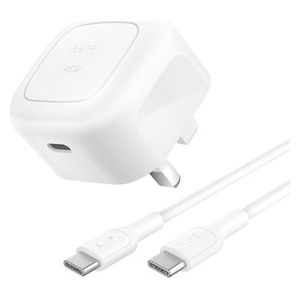 Belkin - Wall Charger & Cable USB-C To USB-C - 30W - White