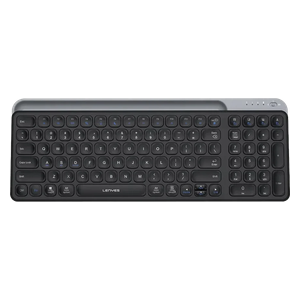  Lenyes WK106 - Dual Mode Wireless Keyboard - Up to 10 Meters - Black 