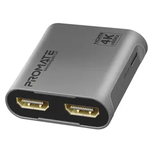  Promate HDMI Splitter MediaSplitC2 - 4K - 60Hz - Gray 