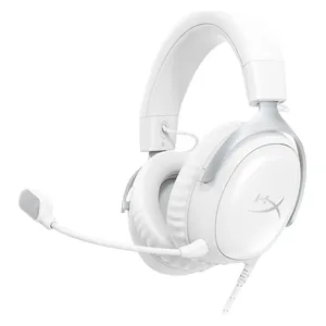  HyperX Cloud III Wired Over Ear Gaming Headset - White 