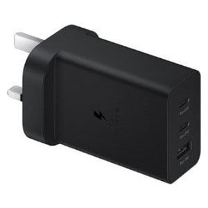  Samsung 8806092673878-Wall Charger-3 Ports-65W-Black 