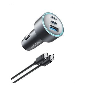  Anker - Car Charger - 3 Port - 67W - Black 