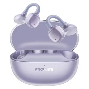 Promate  AirClip Pro True - Bluetooth Headphone In Ear - Bluetooth 6 - 500mAh - Purple 