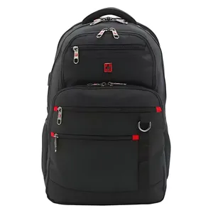  Swiss Tech Navigator Backpack - 18 Inch - Black 