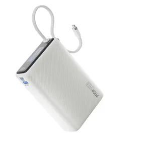  Promate  Titan - Power Bank with USB-C Cable - 20000mAh - 35W - White 