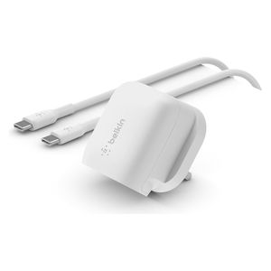  Belkin - Wall Charger & Cable USB-C To USB-C - 20W - 1m - White 