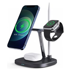 WiWU  4in1 Cube - Wireless Charger - 10W - Black