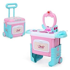 Playr - Toys Bag And Makeup Table - Pink