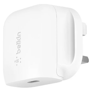  Belkin  Wall Charger - 20W - USB-C Port - White 