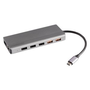Powerology 12in1 USB-C Hub HDMI Type-C - 100W